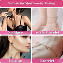 selizo Chains for Jewelry Making, 60ft Jewelry Making Chains for Necklace with Pliers, Open Jump Rings and Lobster… — 7