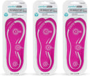 Comfort Zone Tri-Balance 3/4-Length Gel Insoles for Women, 6-10, 3-Pack — 1