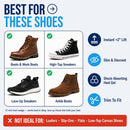 Height Increase Insoles for Men (+2 inch) Discreet Shoe Lifts, All Day Comfort, Shock-Absorbent Gel, Trim to Fit Inserts for Most Sneakers & Shoes, Confidence Boosters (Mens 8.5-10) — 4