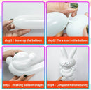 100Pcs clear 260 Balloons Clear Long Skinny Latex Balloon for Animal Ballons, Premium Quality Balloons for Beginners Baloons Making Kid's Carnivals Party Decoartion — 4