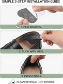 Heel Grips for Loose Shoes Black 4 Pairs - Black | 4 Pairs — 7