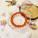 1200PCS 8mm Glass Beads for Jewelry Making, 24 Colors Crystal Beads Bracelets Making Kit, 2 Box Round Beads Suitable… — 7