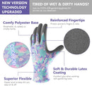 COOLJOB Colorful Gardening Gloves Best Gift for Women Ladies, 2 Pairs…