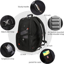 SHRRADOO Extra Large Travel Laptop Backpack for Men, Work College Backpacks | Grey | Travel Backpacks — 3