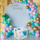 Auihiay 18 Holes Balloon Sizer Box Cube, 2-10 Inch Balloon Sizer | White — 6