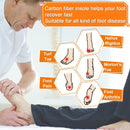 Carbon Fiber Insoles, 1 Pair Rigid Insole Insert for Pain Relief Recovery of Arthritic Toe Turf Toe, Hallux rigidus, morton's Toe, Rigid Shoe Insert for Sports, Hiking, Basketball — 2
