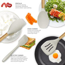 oannao Silicone Cooking Utensils Set - 446°F Heat Resistant Silicone Kitchen Utensils for Cooking,Kitchen Utensil… — 3