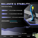 Welnove Carbon Fiber Sport Insoles with Arch Support - Shock Absorbing Performance Insoles for High Impact Sport- Energy Return,Increased Performance and Injury Protection-Not for Tight Shoes - L - Sky Blue — 7