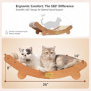 CHEERPALS Sisal Cat Scratcher Bed with Balls Wooden Cat Furniture(Large) — 5