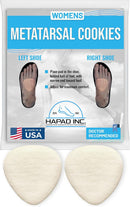 HAPAD Metatarsal Cookies - Women, Ball of Foot Pad Wool Felt Shoe Insert 1