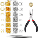 1200pcs Jump Rings for Jewelry Making Supplies, Jewelry Finding Kit — 1