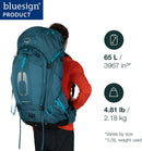 Osprey Atmos AG 65L Men's Backpacking Backpack, Black S-M | Small-Medium — 2