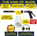 Foam King Car Wash Foam Gun Sprayer, Foam Cannon Garden Hose Soap Sprayer — 2
