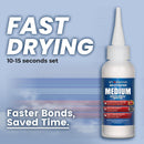 Starbond Medium Super Glue Pro Kit (2 oz) – Strong, Fast, All-Purpose CA Glue (Cyanoacrylate Adhesive) – with… — 3