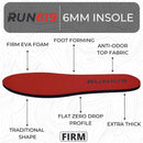 Run 619 Zero Drop Shoe Insoles | Regular Width | 6mm Firm Flat Inserts — 2