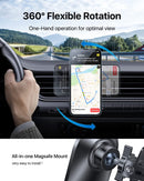 andobil Upgraded for Magsafe Car Mount Pro [Strongest Magnet, Big Phone Friendly] 360° Rotation Magnetic Phone Holder for Car Vent for iPhone 17 Pro Max 16/15/14/13/12 Samsung S26/S25 (Carbon Fiber) photo 6