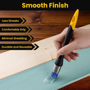 Trim Paint Brush, 0.7 Inch, 3 Pack, Small Round Paint Brushes | 0.7 Inch Round, 3 Pack — 3
