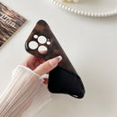 Huahuacase Compatible with for iPhone 16 Case, Tortoise Shell Chic Amber Brown Print Leopard, Classic Soft TPU Protective Shockproof Case for iPhone 16 6.1 ''Color2 — 5