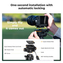 K&F CONCEPT 75" Aluminum Camera Tripod, Lightweight and Compact for Travel photo 5