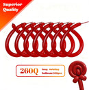 260 Garnet Red Long Balloons for Balloon Garland Thickening Skinny Latex Twisting Animals Modeling Christmas Birthday Wedding Party Festival Decorations 100pcs — 2
