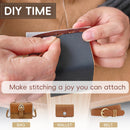 Leather Stitching Pony, 360° Rotation Wood Sewing Pony Horse Clamp for DIY Hand Leathercraft Sewing — 7