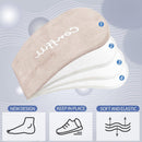 Adjustable Orthopedic Heel Lift Inserts Gel Height Increase Insoles for Women Men Leg Length Discrepancy, Heel Pain, Heel Spurs, 4-Layer Stackable Gel Shoe Lifts Lift Shorter Leg Uneven Hips - White — 2