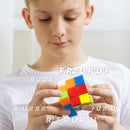 D-FantiX Magnetic Speed Cube 3x3, Stickerless Smooth Magic Cube with Magnet — 5
