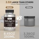 Nicpro Metallic Silver Acrylic Paint, 8.45oz/250ml Silver Leaf Paint | 8.45 Fl Oz (Pack of 1) — 6