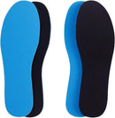 Amitataha 2 Pairs Breathable Insoles, Super-Soft, Sweat-Absorbent, Double-Colored and Double-Layered Shoe Inserts of Foam That Fit in Any Shoes (Blue/Black, 12.5-14.5 Women/9.5-13.5 Men) — 1