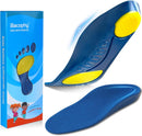 Bacophy Kids Arch Support Insoles Orthotic Cushioning Inserts Deep Heel Cup - Deep Blue — 1