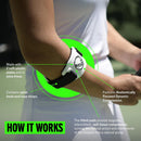 BandIT ® Therapeutic Arm Band for Elbow & Forearm Pain Relief, Anatomically Focused Dynamic Compression Band for Carpal Tunnel, Tendonitis, Tennis Elbow, Golfers Elbow, Sprains, & Arthritis, White — 3