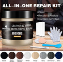 Leather Recoloring Balm, Color Restorer Conditioner, Leather Dye for Furniture, Couch Paint and Repair, Scratch Remover, Leather Color — 6