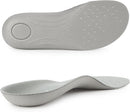 Knixmax Outdoor Women Ultra Thin Corrective Insoles for Crocs Clogs Ultra Thin Shoes Inserts with Arch Support, Breathable Waterproof Sockless Barefoot Liners for Replacement Grey Size US7/EU39-40 — 1