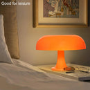 Orange Mushroom Lamp, Mid Century Modern Table Lamp for Bedroom, Minimalist Mushroom Decor Bedside Small Lamps,… — 6