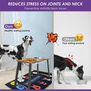 Elevated Dog Bowls for X-Large Dogs with Spill Proof Mat 2 X-Large 3000ML(13CUPS) Stainless Steel Dog Bowls, 16.5" Tall Raised Dog Bowl Stand,Dog Food & Water Bowls for Large, Extra Large Dogs — 3