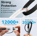 4 in 2 Multi Charging Cable 4A,Retractable USBA/C Universal Charger Cords 5