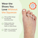 ZenToes Hammer Toe Corrector, Triple Loop Gel Toe Spacers, 4 Pack 3