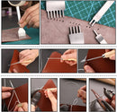 TLKKUE Leather Working Tools Leather Craft Tools for Carving Stamping — 7