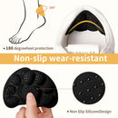4 PRS 4D Cushioned Heel Grips - Pads for Big Shoes (Black) - B1-black — 3