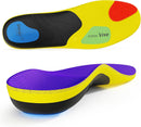 Heavy Duty Orthotic Insoles for Men Women High Arch Support Inserts - Purple — 1