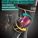 Copper Compression Knee Brace for Knee Pain Women & Men (2 Pack, Medium) — 3