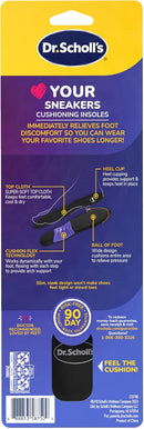 Dr. Scholl's® Love Your Sneakers Full Length Insoles, All-Day Comfort for Slip on & High Top Sneaker, Prevent Discomfort, Arch Support, Absorb Shock, Trim Insert to Fit Shoe, Women Size 6-10, 1 Pair - Soft Foam for Sneakers — 8