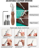 Nicpro 85PCS Leather Tooling Beginner Kit with Custom Storage Bag — 5