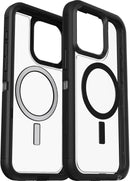 OtterBox iPhone 15 Pro MAX (Only) Defender Series XT Clear Case - Dark Side (Black/Clear), screenless, Rugged, Snaps to MagSafe, Lanyard Attachment — 6