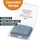 Faber-Castell Kneadable Eraser for Artists in Storage Case - Absorbent Kneaded Erasers, Art Eraser 1 Pack, Grey | One Size — 8