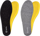 2 Pair -Shoe Inserts for Mens Memory Foam Insoles,Replacement Insoles for Work Boots Running Shoes, Cushion Shock Absorbing for Foot Pain Relief, Comfort Breathable Inner Soles 44Eu,US11 - Black/Grey — 1