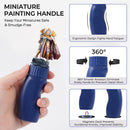 Nicpro Miniature Painting Kit with Wet Palette & Painting Handle | Blue — 5