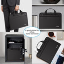 ENGPOW Accordion File Organizer, Fireproof Expanding File Folder with 13 Pockets Document Organizer with Handle & Labels, Portable Home Travel Safe Storage for Letter A4 Files and More, Black — 6