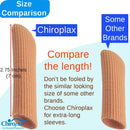 Chiroplax Toe Cap Sleeve Cushion Bunion Protector Separator, 5 Pack M 4