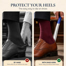 HOUNDSBAY Metal Shoe Horn Long Handle for Seniors, Heavy Duty Shoehorn | navy — 2